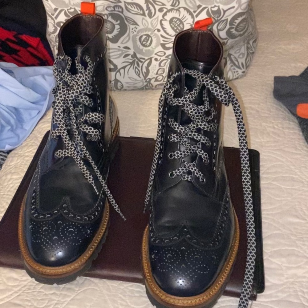 Italian leather boots